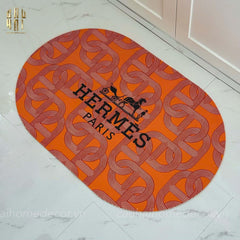 Thảm Cửa Oval Microfiber Gen7 50X80 - Chain D'Ancre-THẢM CỬA-CẬU HAI HOME DECOR