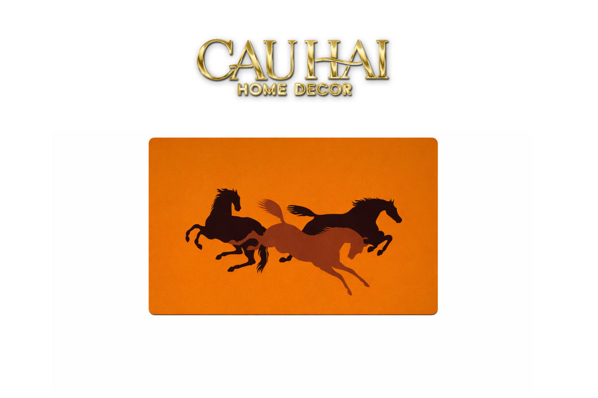 Thảm Cửa Thảm Bathroom 60x90 45D Foam Core Nappa Gen9 - Triptyque Stallions Terra H Class-Thảm cửa / bathroom-CẬU HAI HOME DECOR-CẬU HAI HOME DECOR