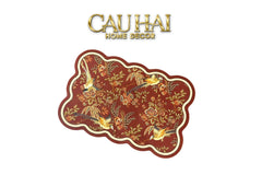 Thảm Cửa Thảm Bathroom Da Micro-Nappa Gen8 60X90 - Phoenix Dynasty Ruby Jardin - Da Thấm Hút-THẢM CỬA-CẬU HAI HOME DECOR