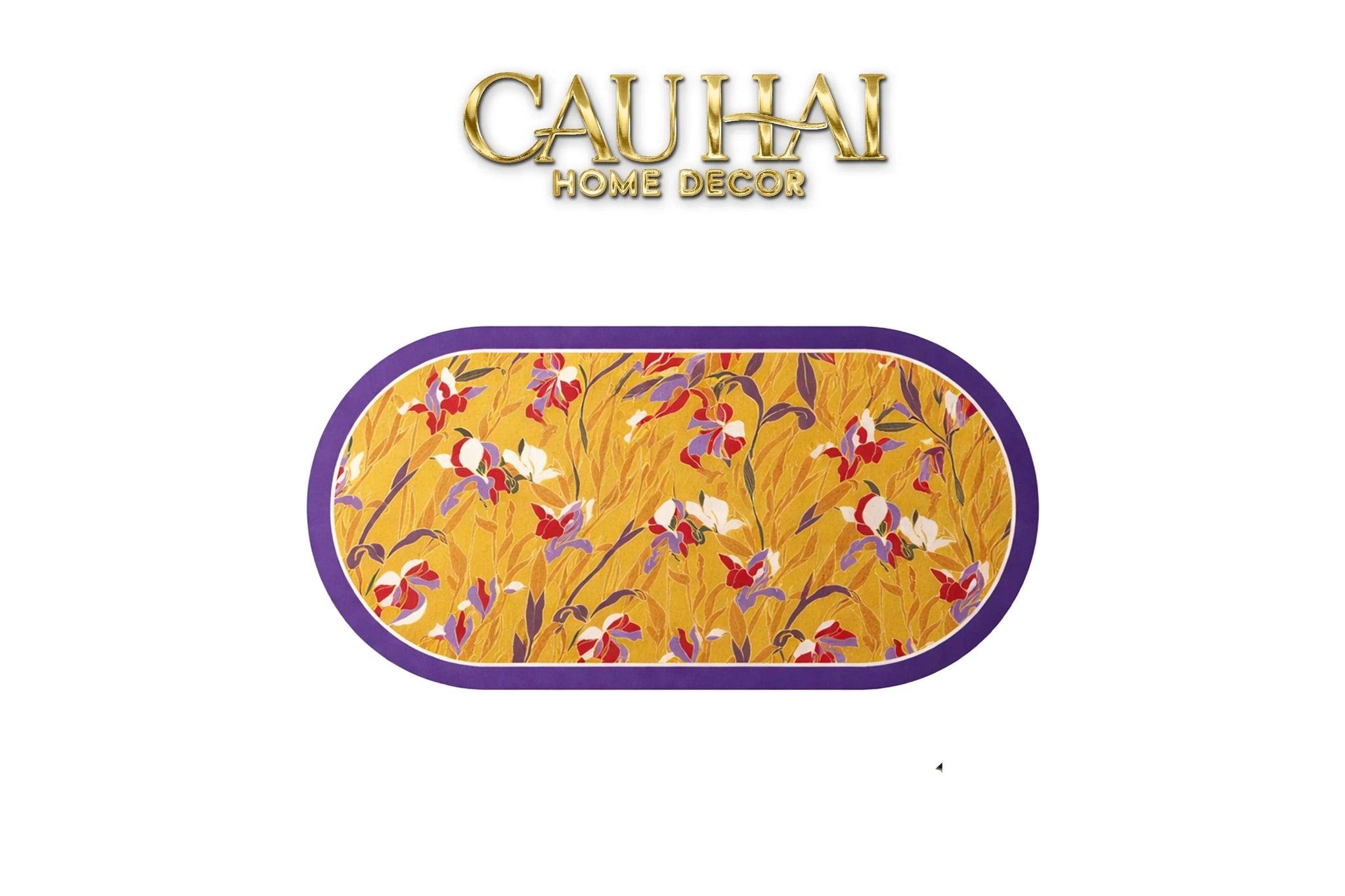 Thảm Cửa / Thảm Bathroom Micro Nappa Gen8 45x90 Mùa Vàng - Floréal Opulenza - Aurum Peaceful