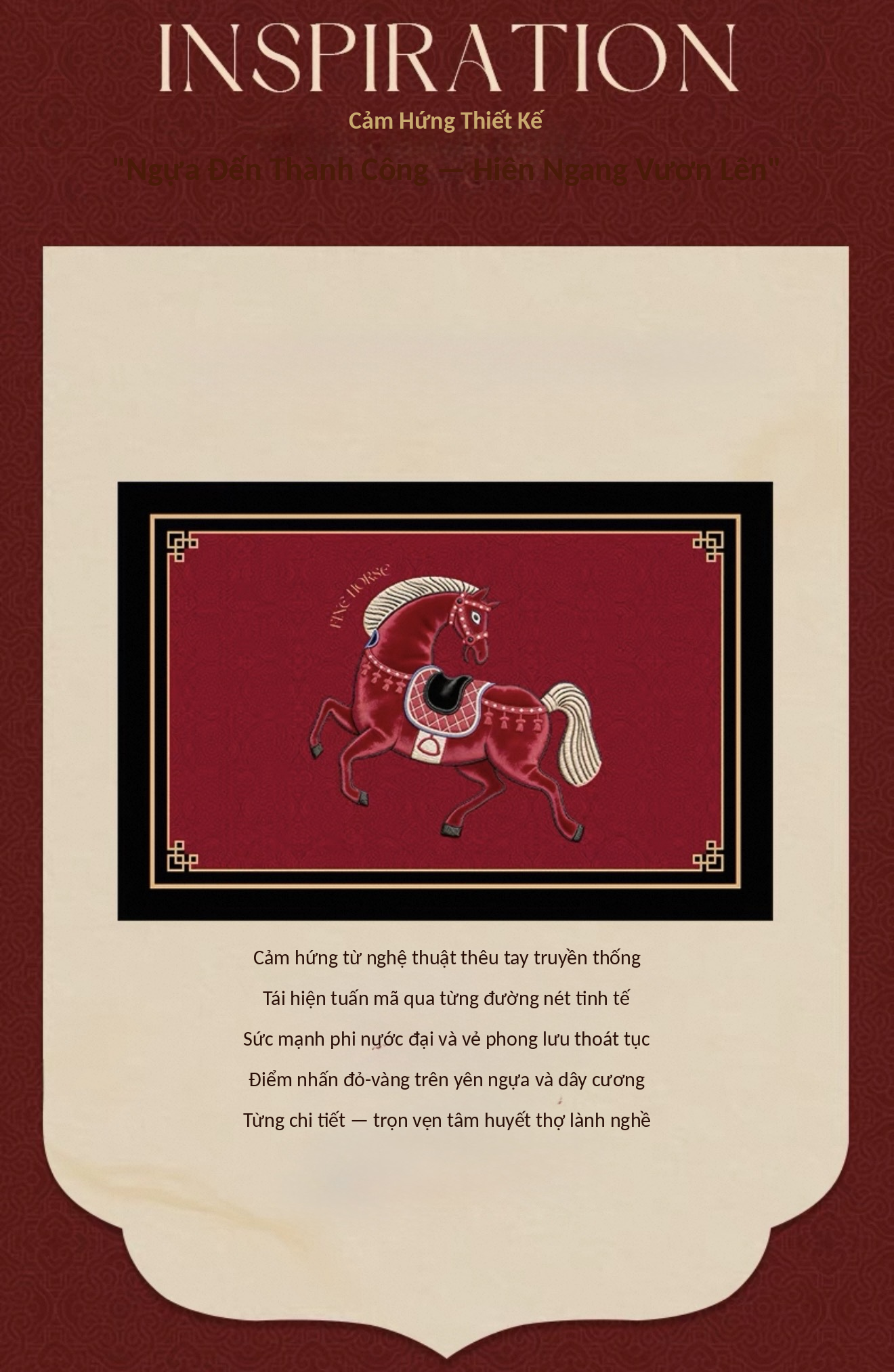 Thảm Cửa / Thảm Bathroom Micro Nappa Gen8 55*90/60*120 - Impérial Équestre Embroidered Cheval - Ruby Rouge-Thảm cửa / bathroom-CẬU HAI HOME DECOR