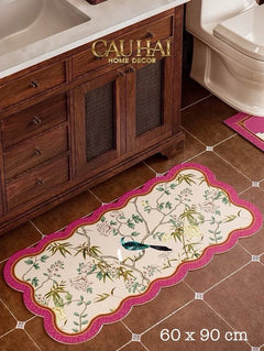 Thảm Cửa Thảm Bathroom Micro-Nappa Gen8 60X90 - Ivory Pearl Jardin Royale – Da Thấm Hút-THẢM CỬA-CẬU HAI HOME DECOR