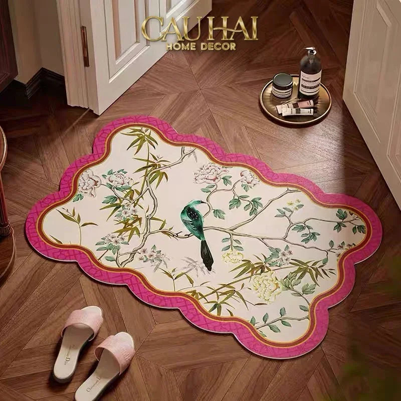 Thảm Cửa Thảm Bathroom Micro-Nappa Gen8 60X90 - Ivory Pearl Jardin Royale – Da Thấm Hút-THẢM CỬA-CẬU HAI HOME DECOR