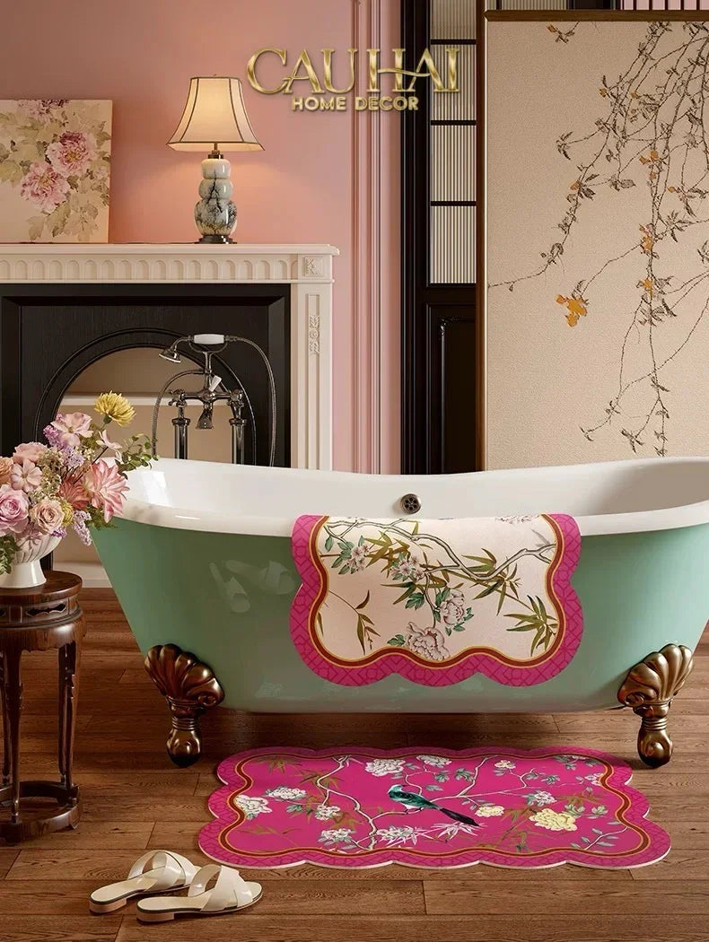 Thảm Cửa Thảm Bathroom Micro-Nappa Gen8 60X90 - Ivory Pearl Jardin Royale – Da Thấm Hút-THẢM CỬA-CẬU HAI HOME DECOR