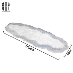 Thảm Lông Everton - Gray 60x180cm-THẢM TRÒN - THẢM BED-CẬU HAI HOME DECOR