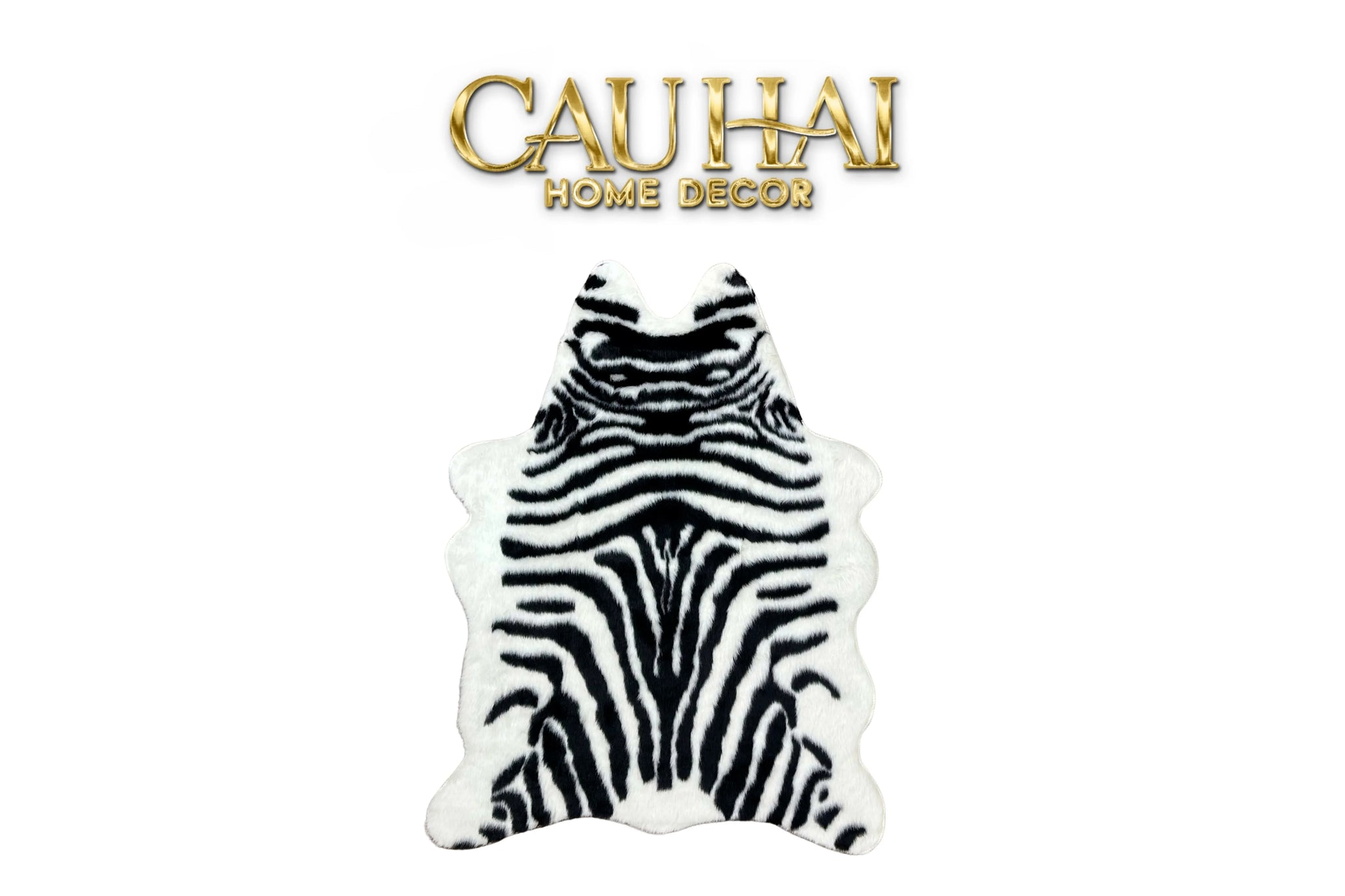 Thảm Lông Tuyết 80X110 Wild Spirit Zebra-THẢM TRÒN - THẢM BED-CẬU HAI HOME DECOR