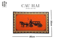 Thảm Ngăn Bụi 50X80 - Vintage Chariot-CẬU HAI HOME DECOR