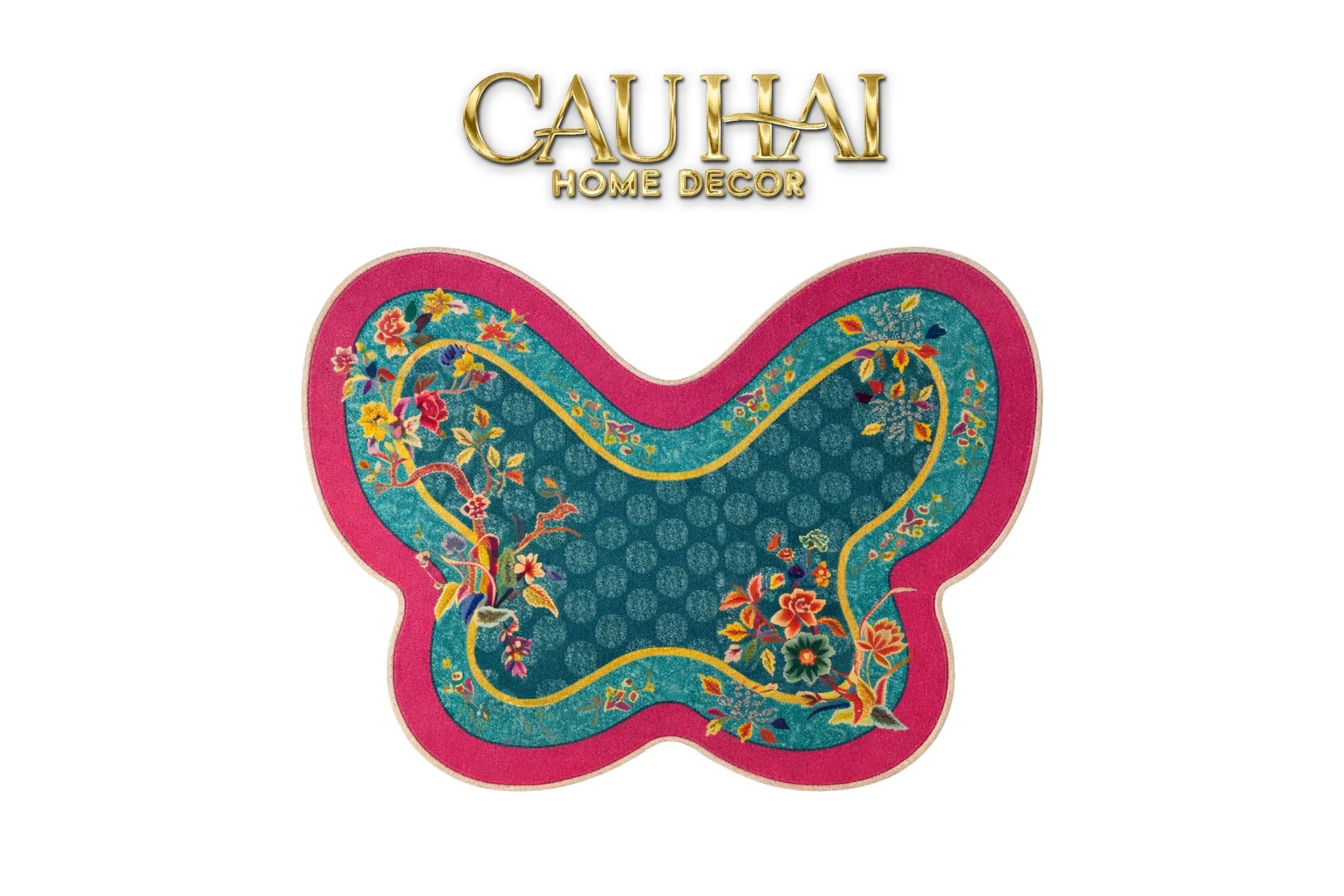 Thảm Sợi Dệt Gen10 80x107 Papillon Oriental Poetic Mixology – Floral Art Rug-THẢM TRẢI SÀN-CẬU HAI HOME DECOR