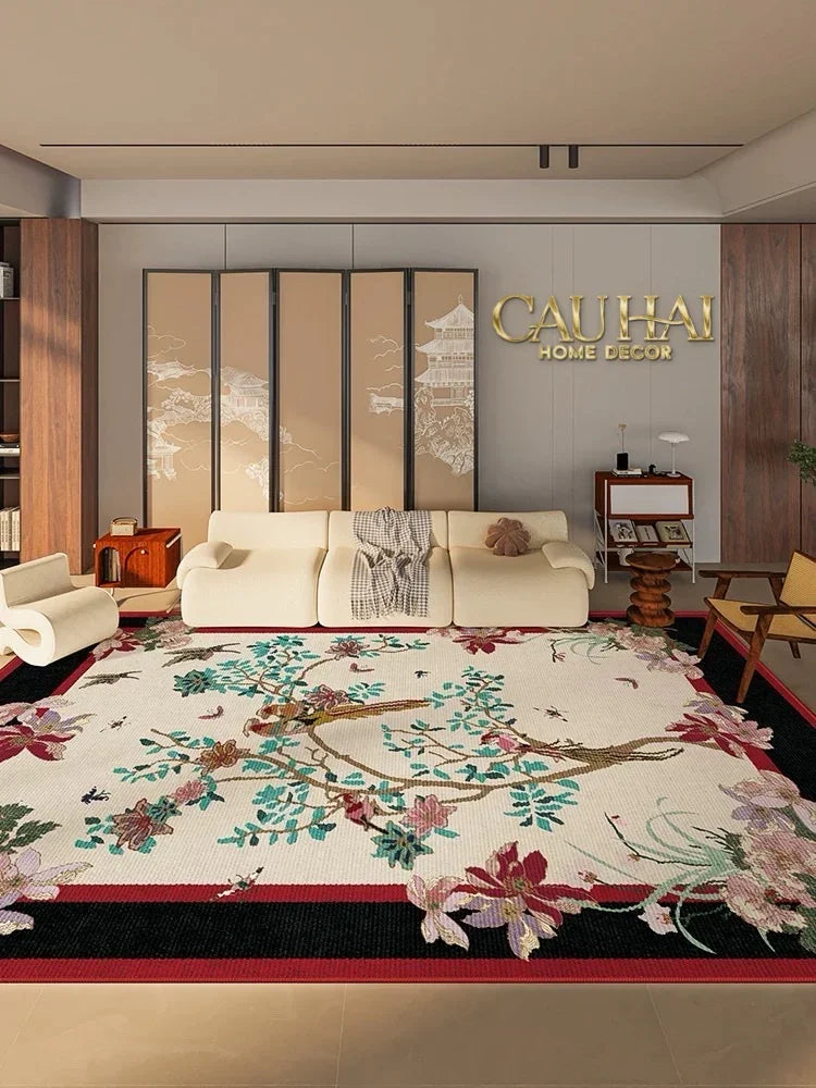 Thảm Trải Sàn Nhung Bỉ 140X200/160X230 - Nocturne Avian Impériale Rectangular-THẢM TRẢI SÀN-CẬU HAI HOME DECOR