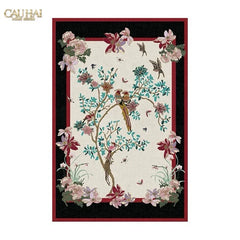 Thảm Trải Sàn Nhung Bỉ 140X200/160X230 - Nocturne Avian Impériale Rectangular-THẢM TRẢI SÀN-CẬU HAI HOME DECOR