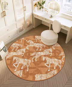 Thảm Tròn Nhung Bỉ D160/200 - Arrakis Cavalier-THẢM TRÒN - THẢM BED-CẬU HAI HOME DECOR