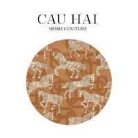 Thảm Tròn Nhung Bỉ D160/200 - Arrakis Cavalier-THẢM TRÒN - THẢM BED-CẬU HAI HOME DECOR