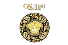 Thảm Tròn Nhung Bỉ D80 - Ronde Carpet Barocco - Medusa Fascination-THẢM TRÒN - THẢM BED-CẬU HAI HOME DECOR