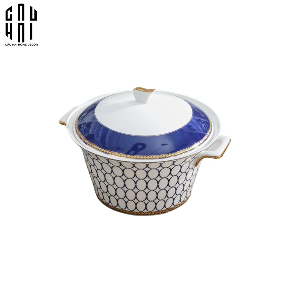 Thố Cơm Orchard Pot Ss22-SET CHÉN DĨA-CẬU HAI HOME DECOR