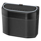 Thùng Rác Bọc Da Car Mini Bin - Noir-Thùng Rác-CẬU HAI HOME DECOR