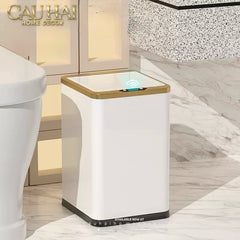 Thùng Rác Cảm Biến Vuông - Gold Ligne Hybrid Trash Cans 15L-CẬU HAI HOME DECOR