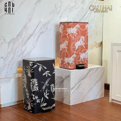 Thùng Rác Cao Cấp Bọc Da Dragonfly 15L-Thùng Rác-CẬU HAI HOME DECOR