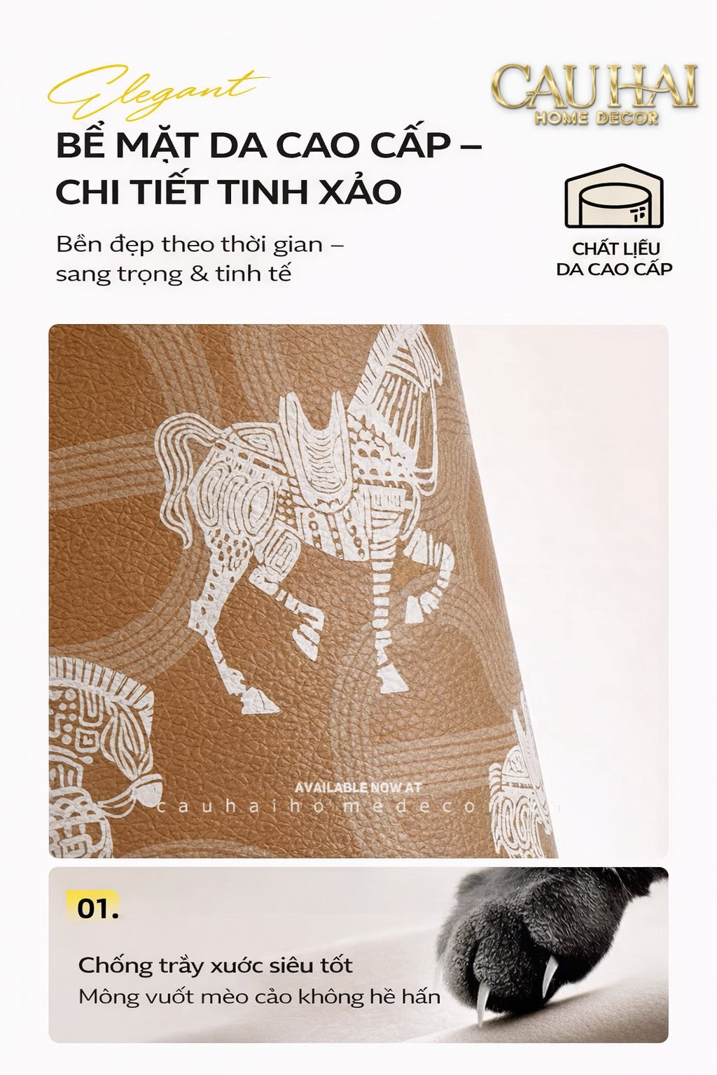 Thùng Rác Da Les Cavaliers Blancs Impériaux 14L - Vert Up-Thùng Rác-CẬU HAI HOME DECOR