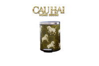 Thùng Rác Da Les Cavaliers Blancs Impériaux 14L - Vert Up-Thùng Rác-CẬU HAI HOME DECOR