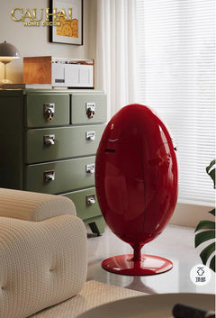 Thùng Rác Đa Năng Dinosaur Red Egg - Modern-Thùng Rác-CẬU HAI HOME DECOR
