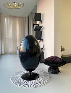 Thùng Rác Đa Năng Dinosaur Red Egg - Modern-Thùng Rác-CẬU HAI HOME DECOR