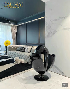 Thùng Rác Đa Năng Dinosaur Red Egg - Modern-Thùng Rác-CẬU HAI HOME DECOR