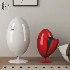 Thùng Rác Đa Năng Dinosaur Red Egg - Modern-Thùng Rác-CẬU HAI HOME DECOR