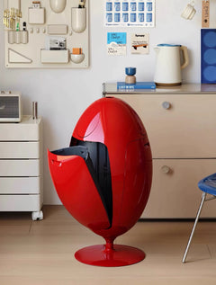 Thùng Rác Đa Năng Dinosaur Red Egg - Modern-Thùng Rác-CẬU HAI HOME DECOR