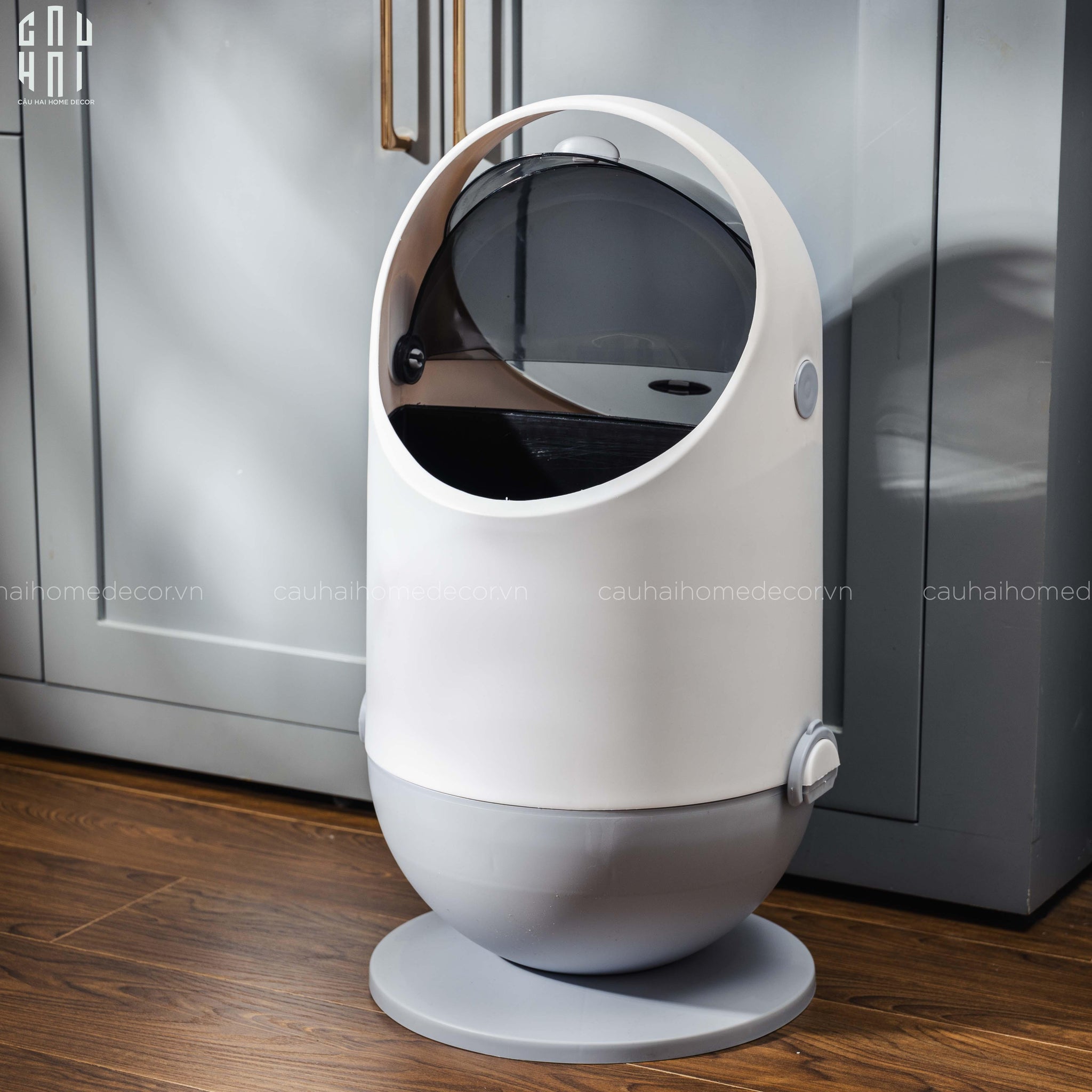 Thùng Rác Finch 20L- Silver-Thùng Rác-CẬU HAI HOME DECOR
