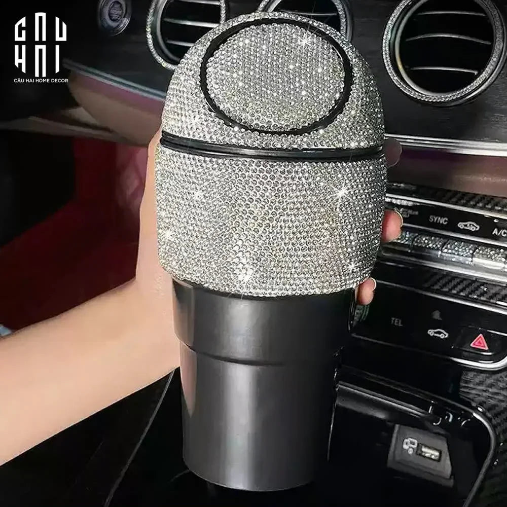 Thùng Rác Mini Bling Bling - Auto Gear Luxe-Thùng Rác-CẬU HAI HOME DECOR