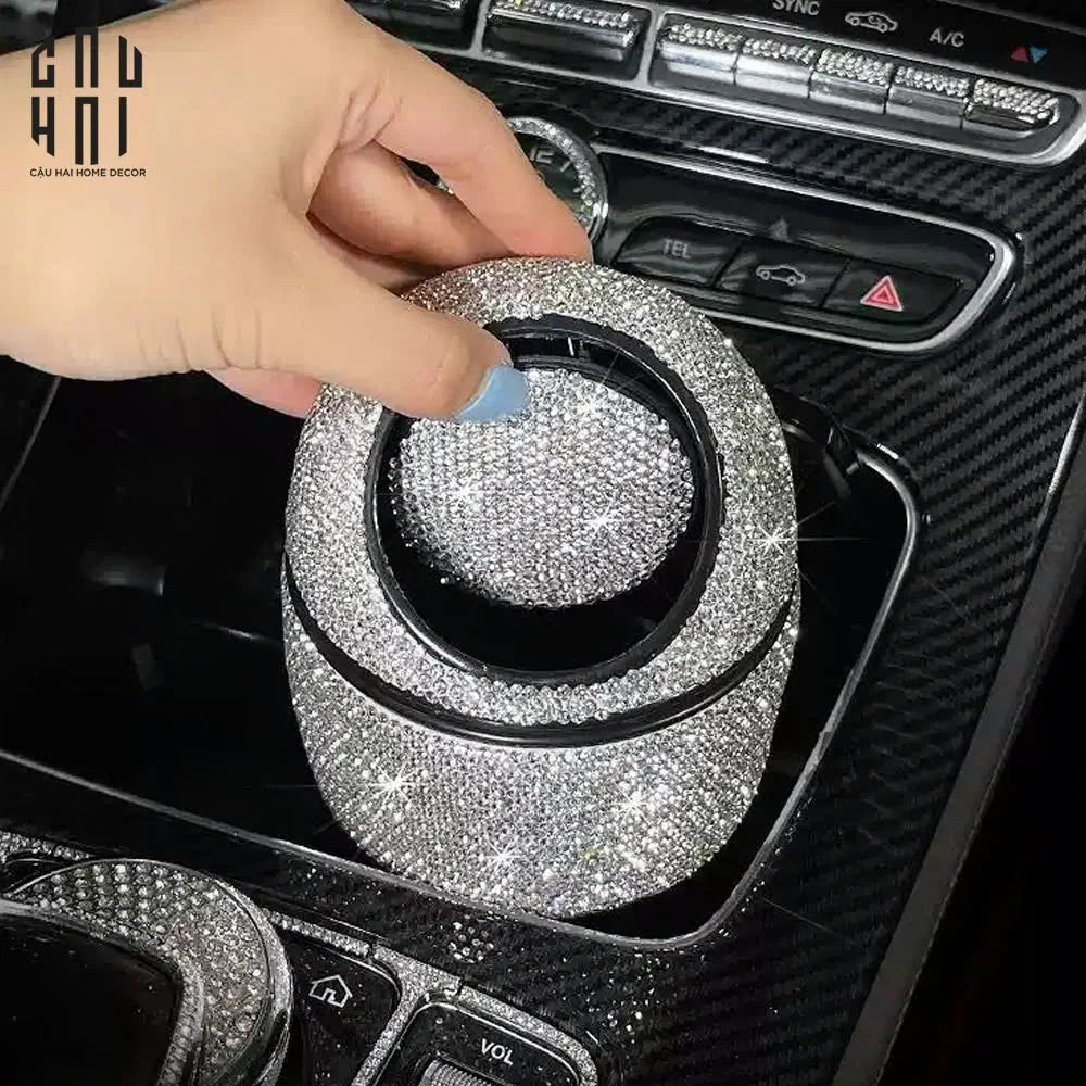 Thùng Rác Mini Bling Bling - Auto Gear Luxe-Thùng Rác-CẬU HAI HOME DECOR