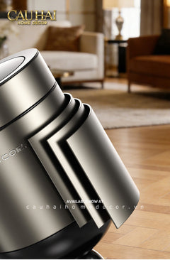 Thùng Rác Titanium Goblet Stainless Steel Modernist Trash Cans 20L 25x54-Thùng Rác-CẬU HAI HOME DECOR