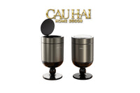 Thùng Rác Titanium Goblet Stainless Steel Modernist Trash Cans 20L 25x54-Thùng Rác-CẬU HAI HOME DECOR