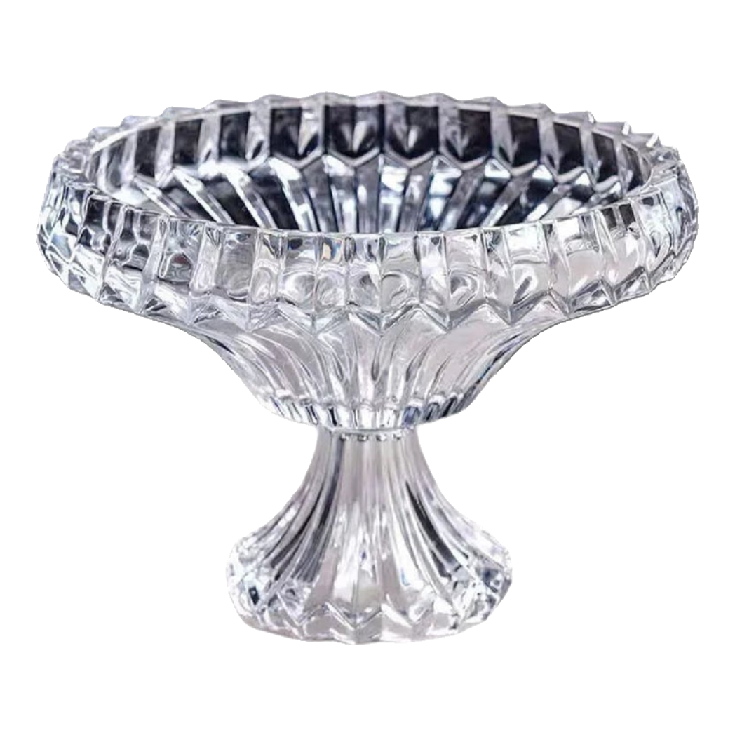 Maison Couture -  Đĩa Trái Cây Pha Lê  Lumière  Couronne  Cristalleries Fruit Bowl 22x30