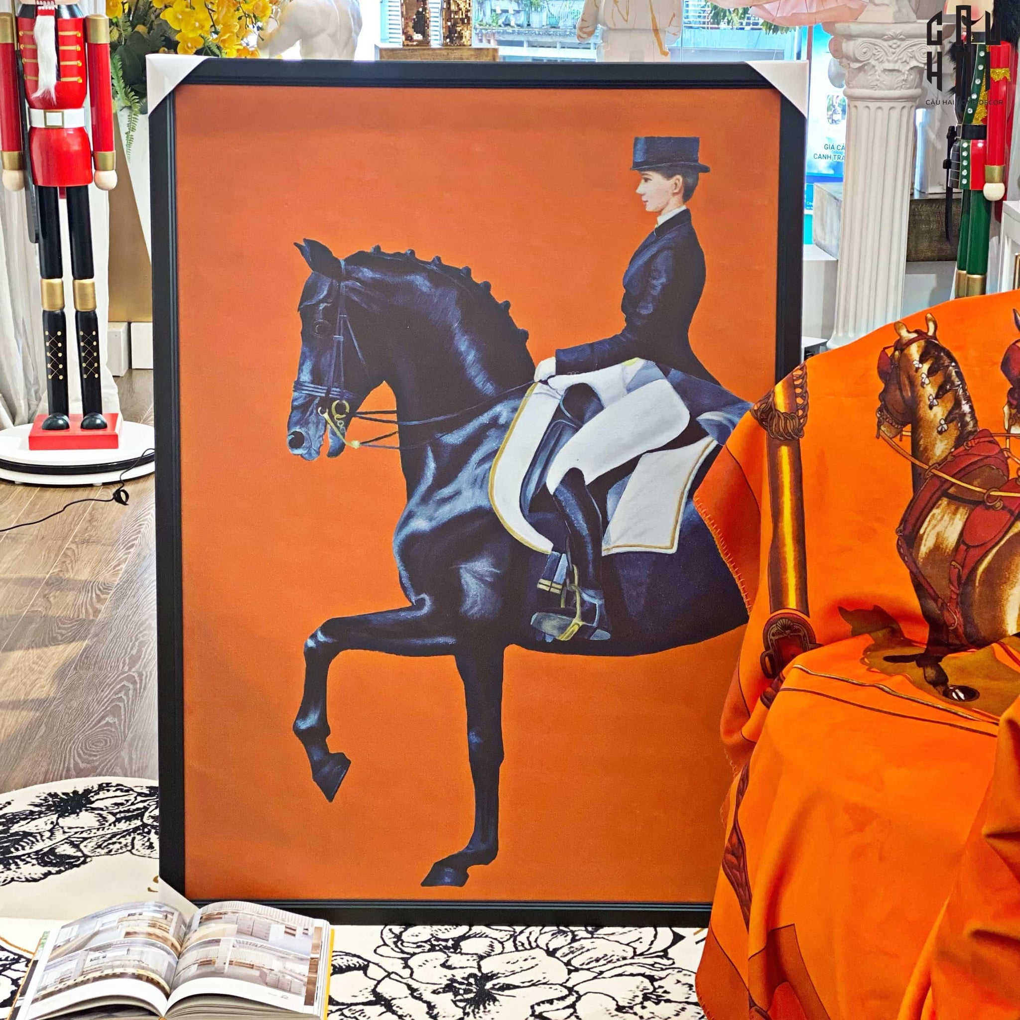 Tranh Canvas O-Horseman 80X110Cm-TRANH TREO TƯỜNG-CẬU HAI HOME DECOR
