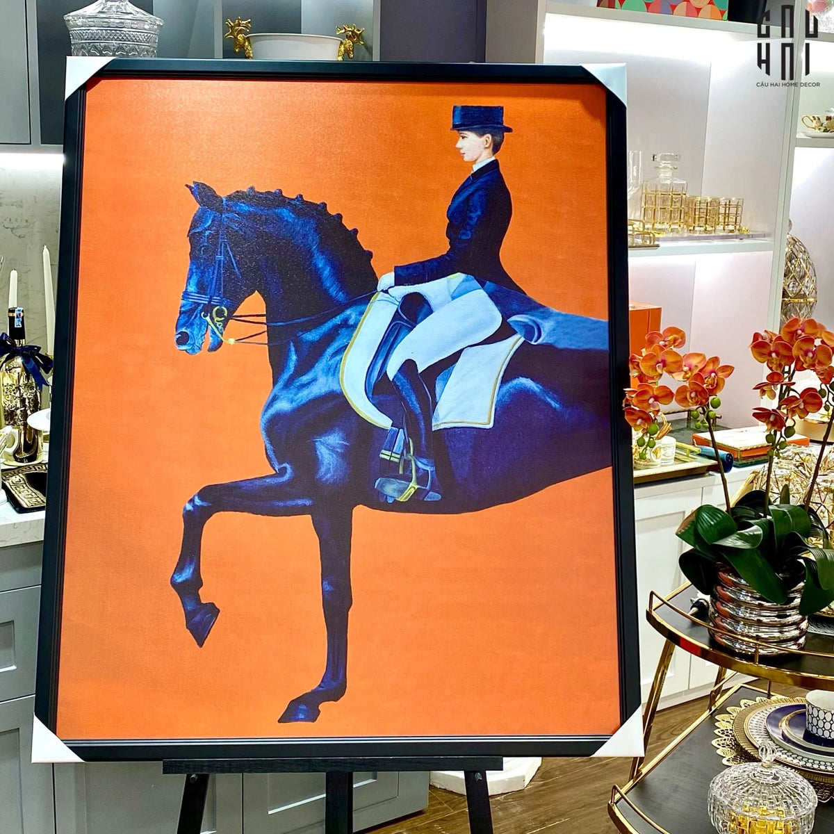 Tranh Canvas O-Horseman 80X110Cm-TRANH TREO TƯỜNG-Đối tác tại Trung Quốc theo từng đơn đặt hàng-CẬU HAI HOME DECOR