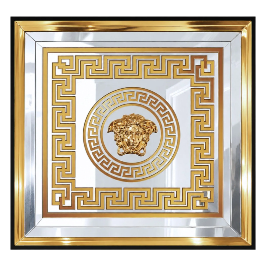 Tranh Gương Miroir Haute Joaillerie -  Palazzo Greca UV Medusa Iconic 90x90