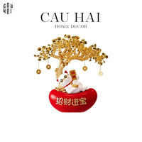 TTượng Cây Phú Quý Mèo Đại Phát 27-TƯỢNG TRANG TRÍ-CẬU HAI HOME DECOR