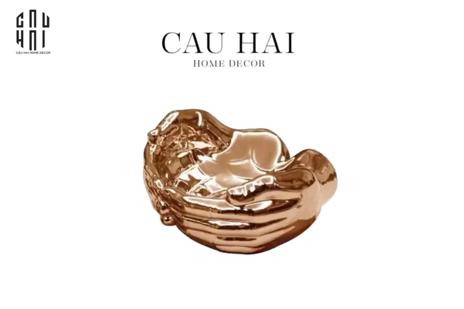Tượng Bàn Tay Vàng - Unite Rosegold Ss22-TƯỢNG TRANG TRÍ-CẬU HAI HOME DECOR
