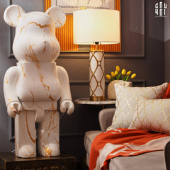 Tượng Bear Brick Marble 120Cm-CẬU HAI HOME DECOR