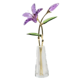Tượng Bình Hoa Pha Lê Lily - Lys de Cristalleries Éclosion Violet H29