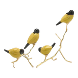 Maison Couture - Set Tượng Đôi Chim Sứ Tráng Men Impérial Oriole Duo – Gilded Bird Of Dynasty Sculptural-TƯỢNG TRANG TRÍ-Đối tác tại Trung Quốc theo từng đơn đặt hàng-CẬU HAI HOME DECOR