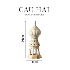 Tượng Ceramic Onion Dome H29-TƯỢNG TRANG TRÍ-CẬU HAI HOME DECOR