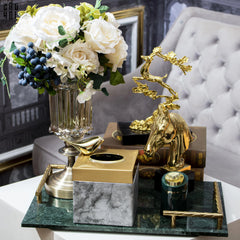 Tượng Chim Golden Bird Premium-TƯỢNG TRANG TRÍ-CẬU HAI HOME DECOR