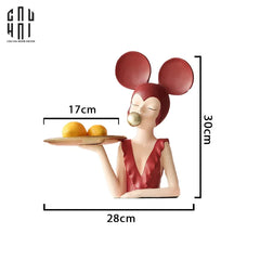 Tượng Cô Gái Boss Scarlet Ss22-TƯỢNG TRANG TRÍ-CẬU HAI HOME DECOR