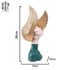 Tượng Cô Gái Jr Angelina H28-TƯỢNG TRANG TRÍ-CẬU HAI HOME DECOR