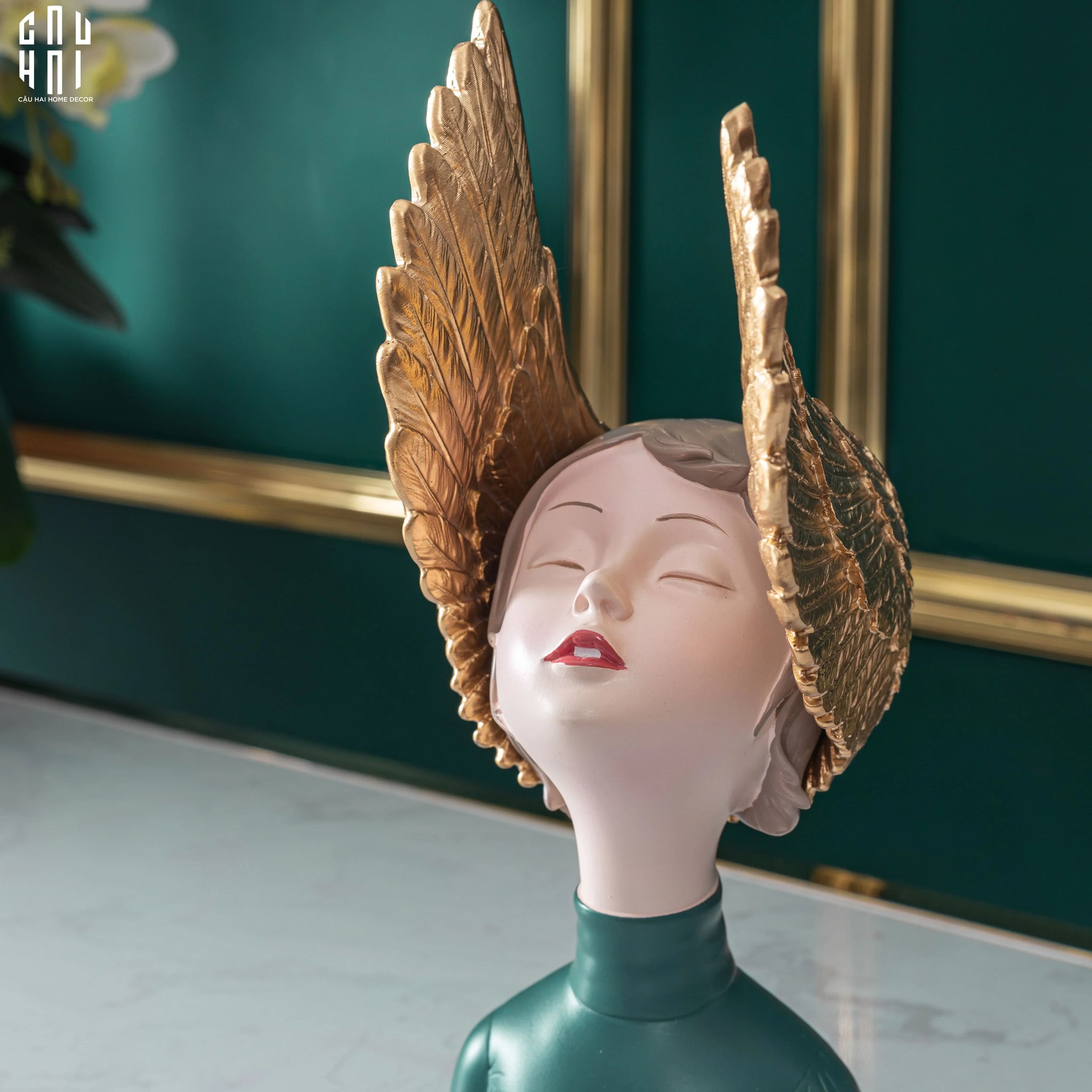 Tượng Cô Gái Jr Angelina H28-TƯỢNG TRANG TRÍ-CẬU HAI HOME DECOR