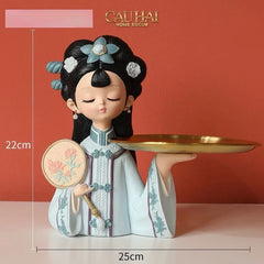 Tượng Công Chúa Giá Đáo - Figurine Impérial Concubine Ming Dynasty-TƯỢNG TRANG TRÍ-CẬU HAI HOME DECOR