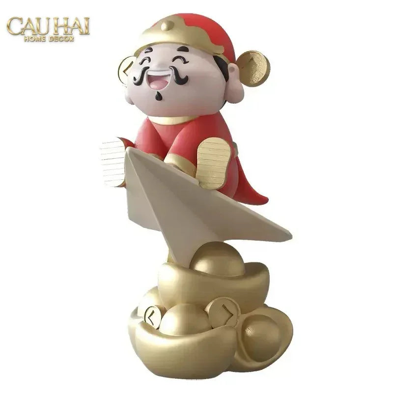 Tượng Đại Thần Tài - Tài Lộc Hanh Thông 80 x 42 x 46-TƯỢNG TRANG TRÍ-CẬU HAI HOME DECOR-CẬU HAI HOME DECOR
