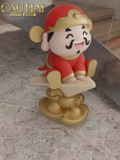 Tượng Đại Thần Tài - Tài Lộc Hanh Thông 80 x 42 x 46-CẬU HAI HOME DECOR